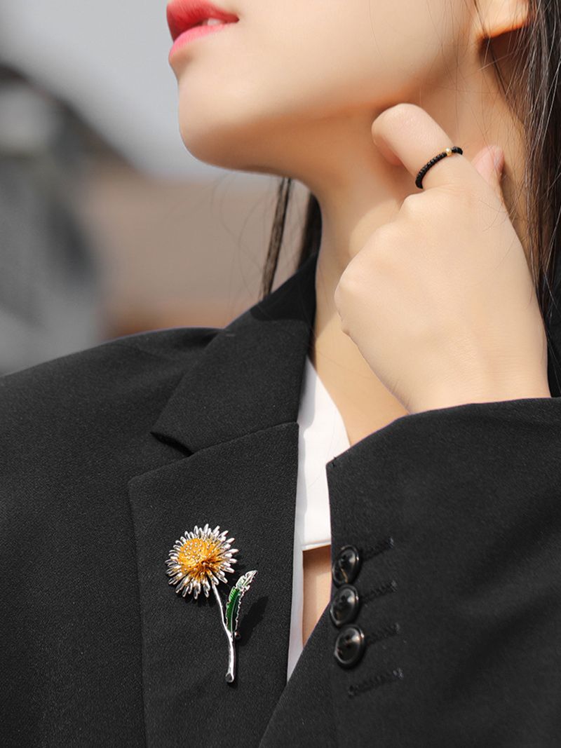Брошь Одуванчик Пушистый